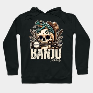 Banjo skull head lover Hoodie